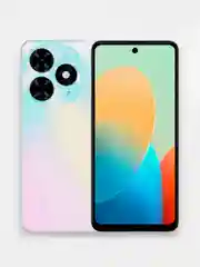 Белый смартфон Tecno Spark 20C, 4+4/128 Gb