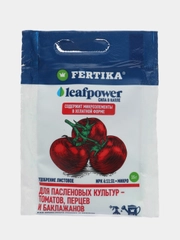 Минеральное удобрение Фертика Leaf Power комплексное, томаты, перцы, баклажаны, 15 г