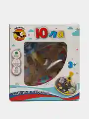 Голубой юла "Пчелка", детская игрушка