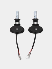 Светодиодные лампы для авто H1/H3/H4/H7/H11/H27/HB3/HB4, LED 12-24V, комплект 2 штуки