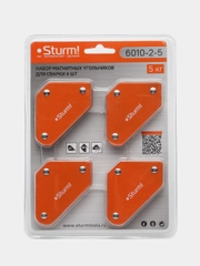 Угольник магнитный для сварки STURM, 4 штуки, до 5 кг, 6010-2-5