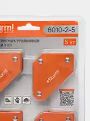 Угольник магнитный для сварки STURM, 4 штуки, до 5 кг, 6010-2-5