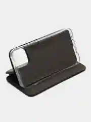 Черный чехол книжка для iPhone 6/7/7PLUS/8/11/11PRO/12/12MINI/XR/X/XS/XS Max/12PROMAX
