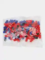 Красный детский 3D конструктор из мини блоков, пластиковый, развивающий