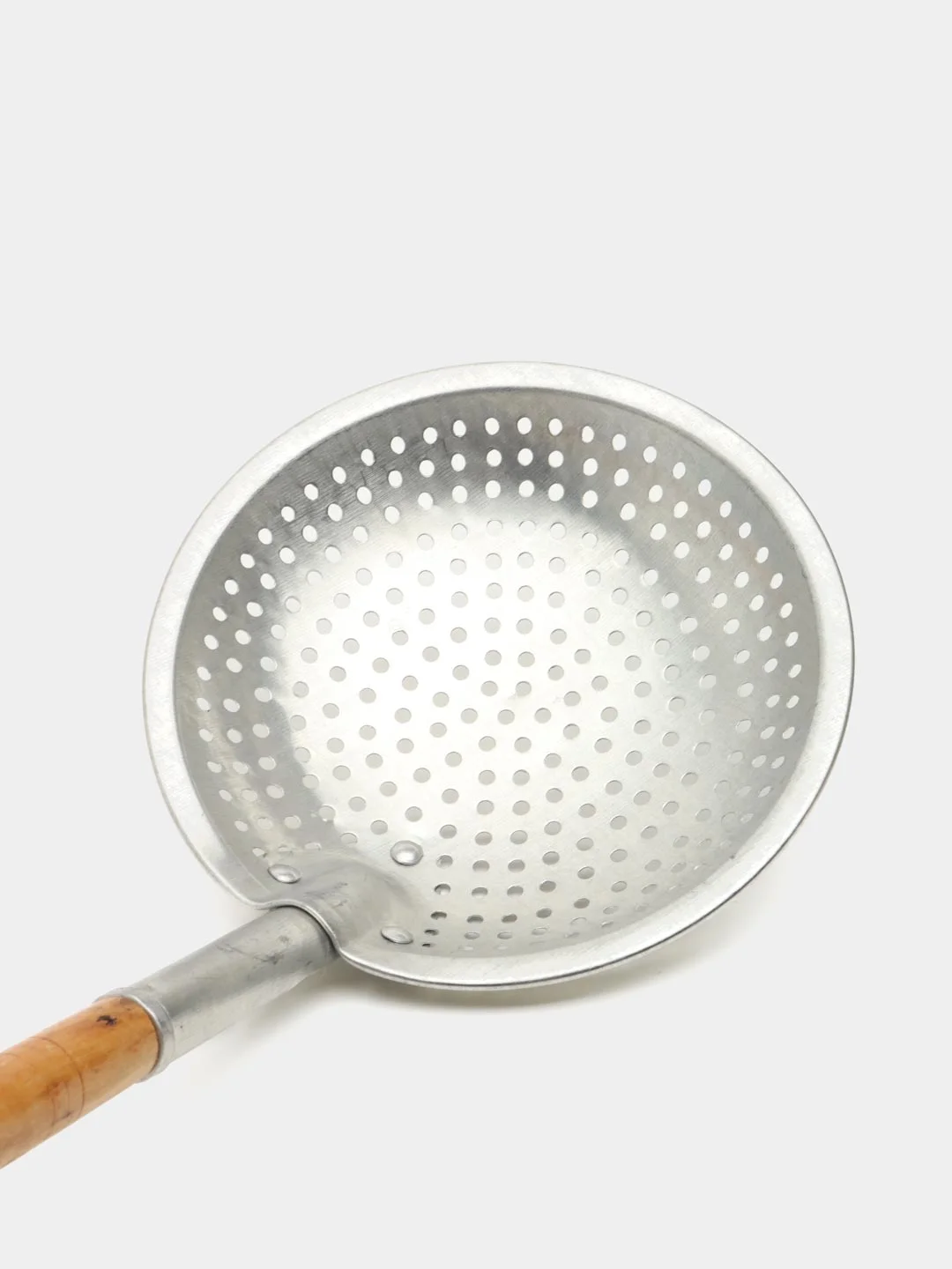 Шумовка с деревянной ручкой, 18 х 36 см