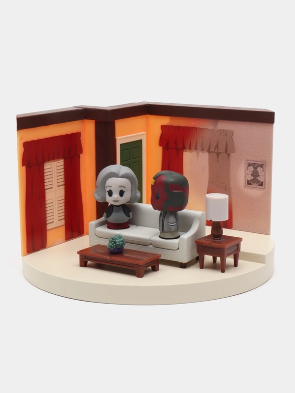 Подвижные фигурки Funko POP Mini Moments: Ванда и Джеральдина Моника в Гостиной