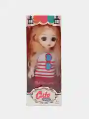 Коралловый меланж кукла шарнирная