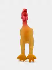 Игрушка для собак латексная DUVO+ "Курица", оранжевая, 15см