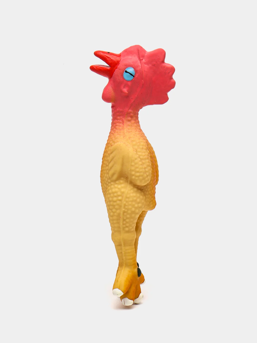 Игрушка для собак латексная DUVO+ "Курица", оранжевая, 15см