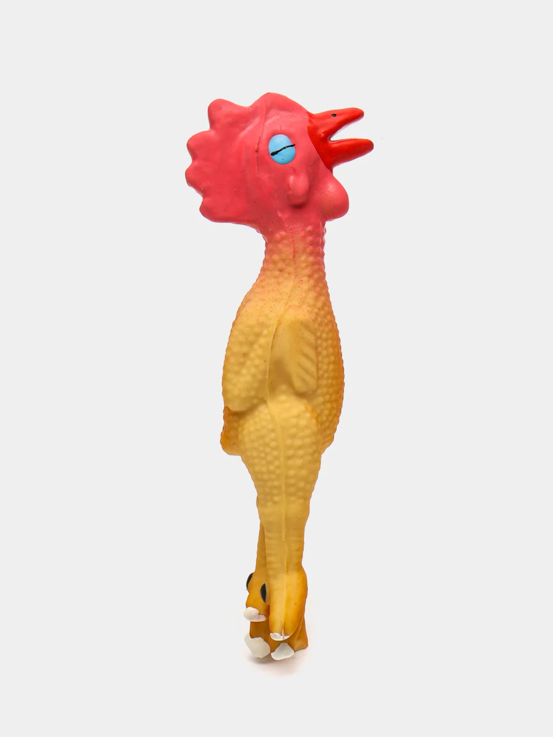 Игрушка для собак латексная DUVO+ "Курица", оранжевая, 15см