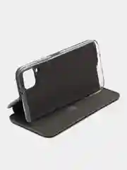 Серый чехол книжка для Huawei Honor P20 / 20 Pro / 30 / 8X / PSmart 2018 / 9X Lite / Mate 20 Lite / P40 / 10 / Y6P