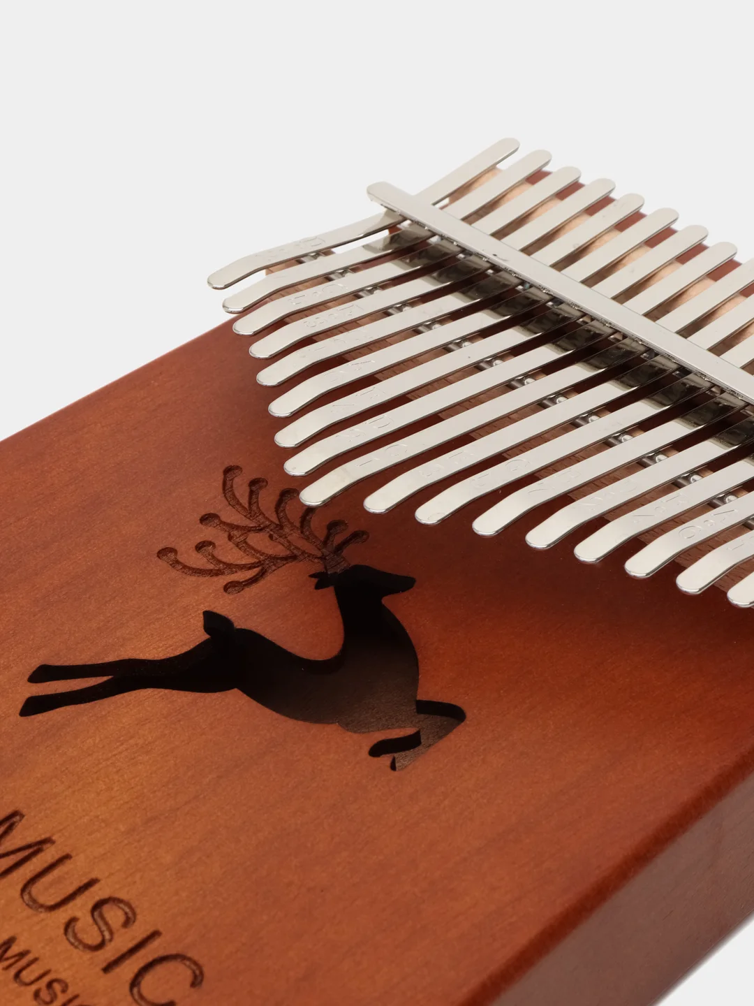 Калимба, музыкальный, деревянный инструмент, на 17 нот купить по цене ...