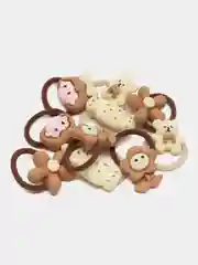 Коричневый резинки для волос, детские, набор