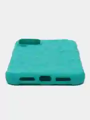 Бирюзовый чехол на айфон 11, рельефный, 6 цветов, чехол на iPhone 11