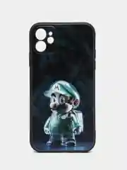 Зеленый чехол на Айфон 11 "Марио", 4 принта, чехол iPhone 11