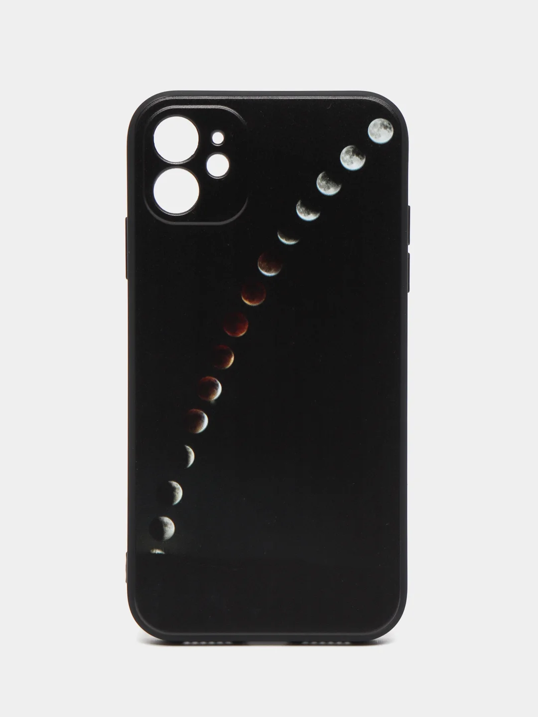 Разноцветный чехол на айфон 11, Луна, moon, 3 принта, чехол для iPhone 11 с принтом