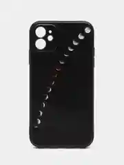 Разноцветный чехол на айфон 11, Луна, moon, 3 принта, чехол для iPhone 11 с принтом
