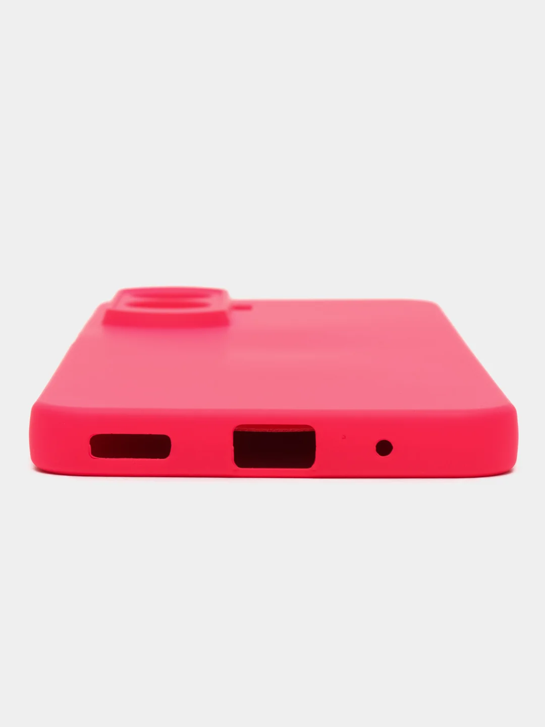 Тёмно-розовый чехол Silicone Cover для Honor 90 Lite (Хонор 90 Лайт), силиконовый
