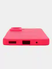 Тёмно-розовый чехол Silicone Cover для Honor 90 Lite (Хонор 90 Лайт), силиконовый
