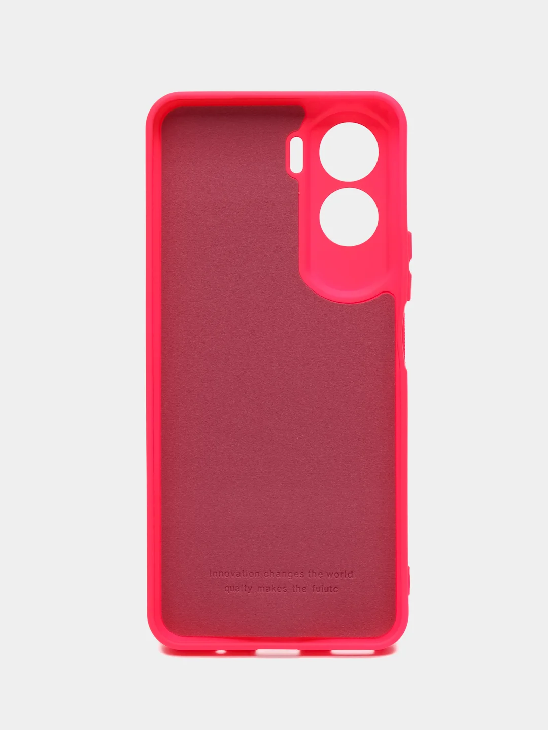 Тёмно-розовый чехол Silicone Cover для Honor 90 Lite (Хонор 90 Лайт), силиконовый