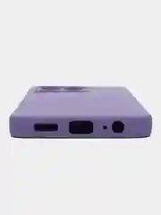 Сиреневый чехол силиконовый Silicone Cover для Honor X6a (Хонор Х6а)
