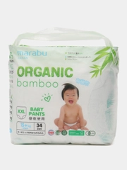 Трусики-подгузники Marabu Organic Bamboo XXL, 15+ кг, 34 штуки