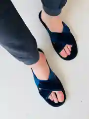 Тапочки домашние мужские открытые летние на среднюю и узкую ногу