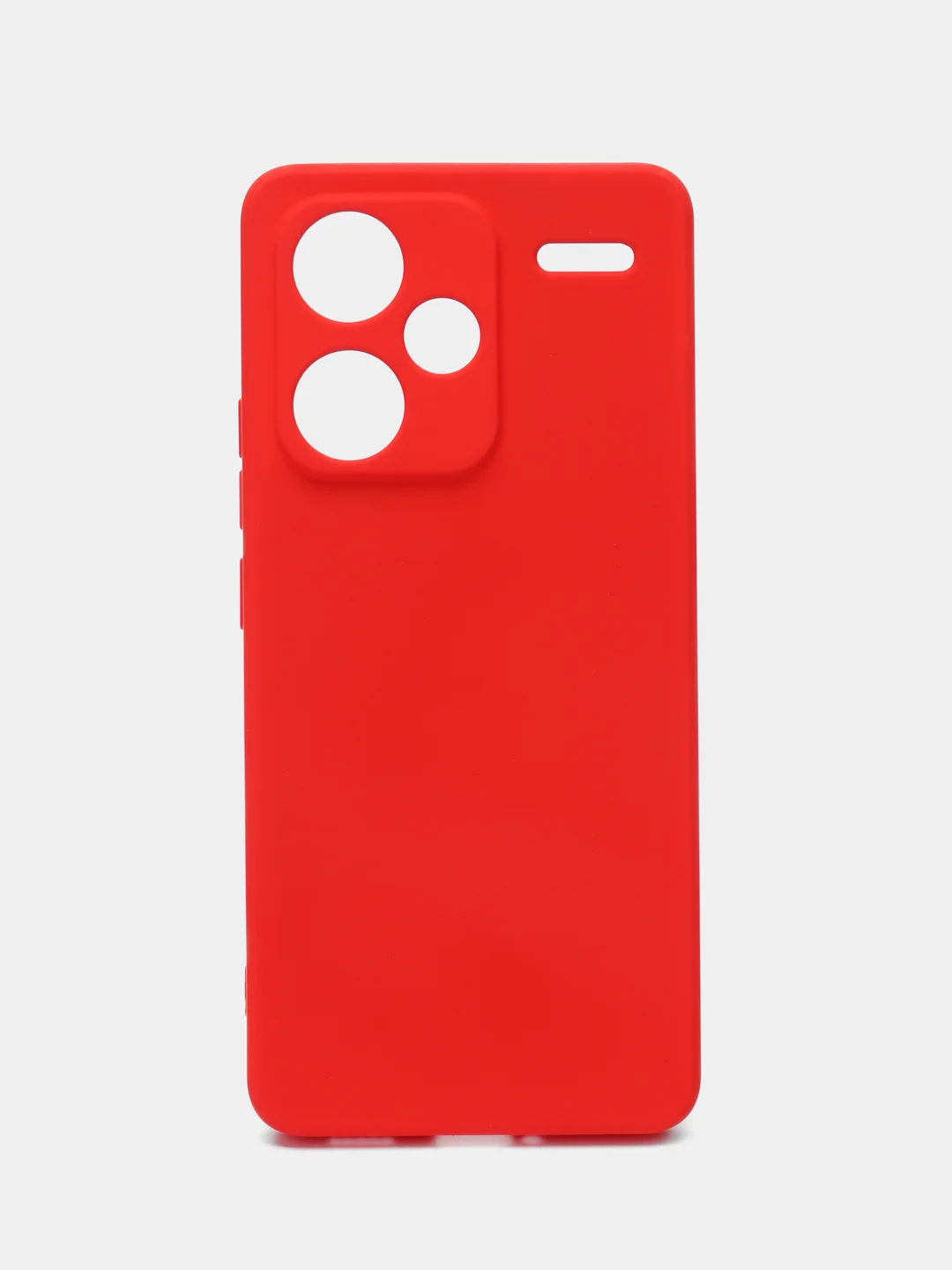 Красный чехол Silicone Cover для Xiaomi Redmi Note 13 Pro Plus + (Нот 13 Про Плюс), силиконовый
