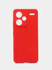 Красный чехол Silicone Cover для Xiaomi Redmi Note 13 Pro Plus + (Нот 13 Про Плюс), силиконовый