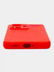 Красный чехол Silicone Cover для Xiaomi Redmi Note 13 Pro Plus + (Нот 13 Про Плюс), силиконовый