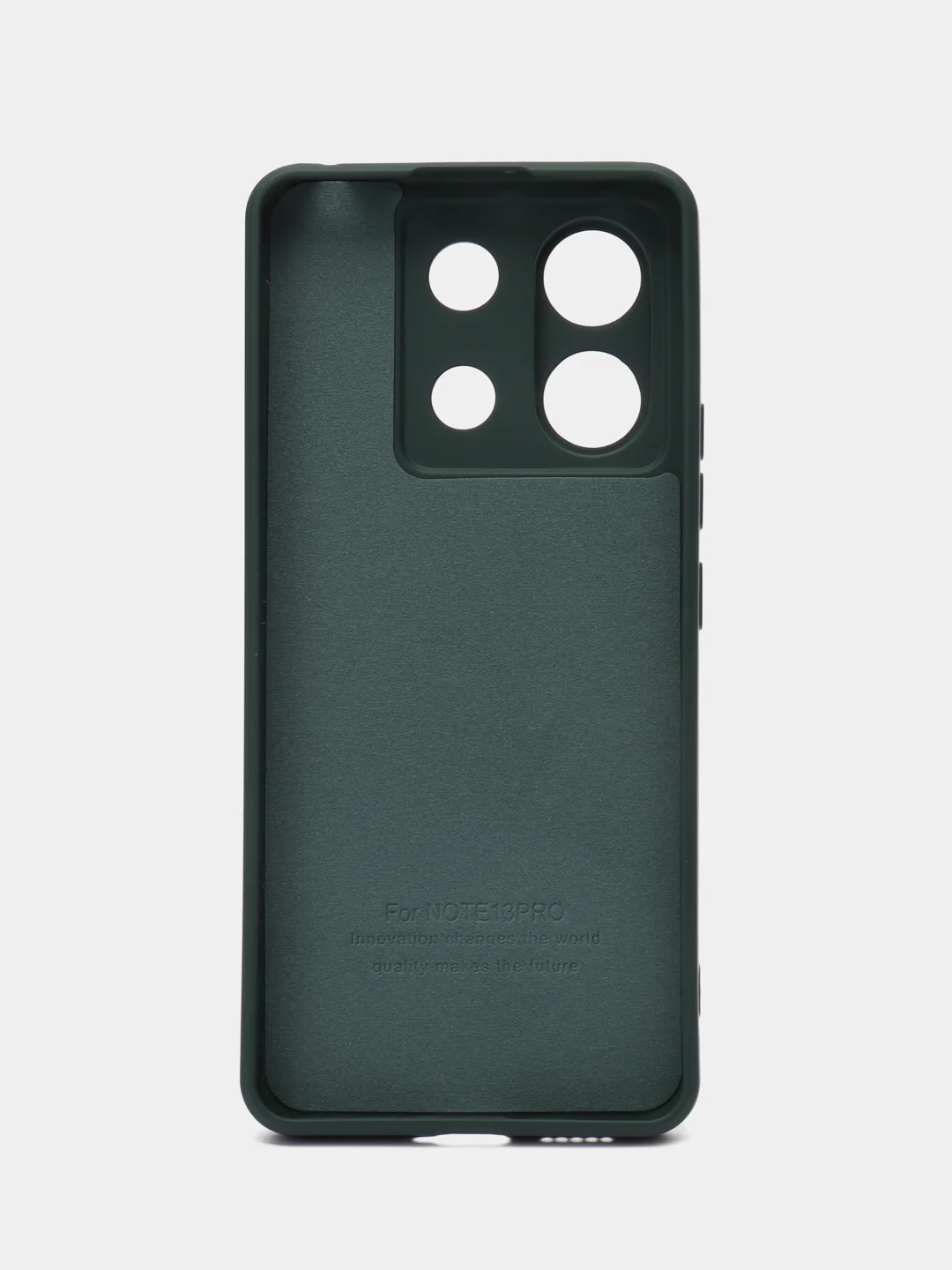 Тёмно-зелёный чехол Silicone Cover Xiaomi Redmi Note 13 Pro 5G (Сяоми Редми Нот 13 Про 5G), силиконовый