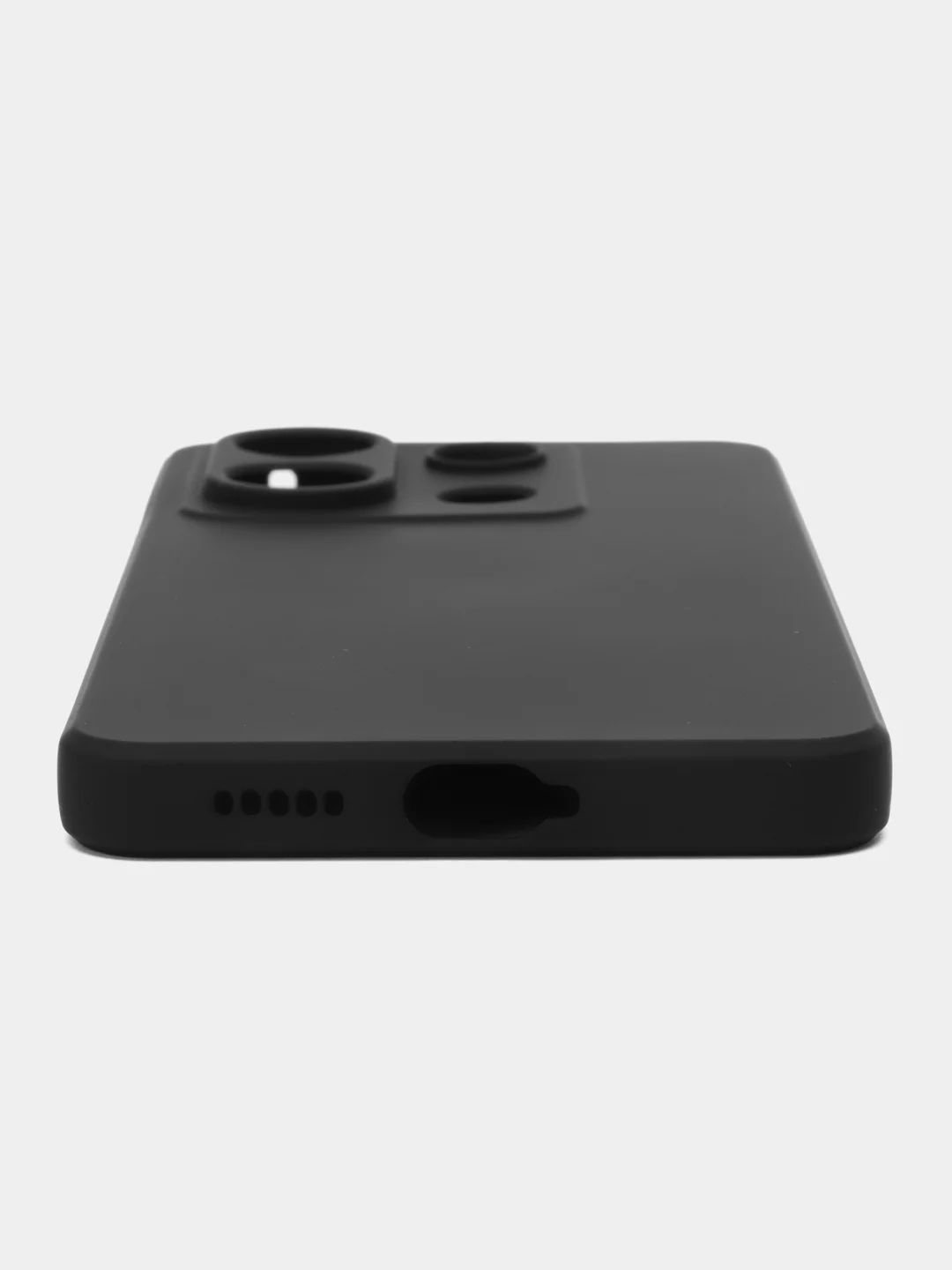 Черный чехол Silicone Cover Xiaomi Redmi Note 13 Pro 5G (Сяоми Редми Нот 13 Про 5G), силиконовый