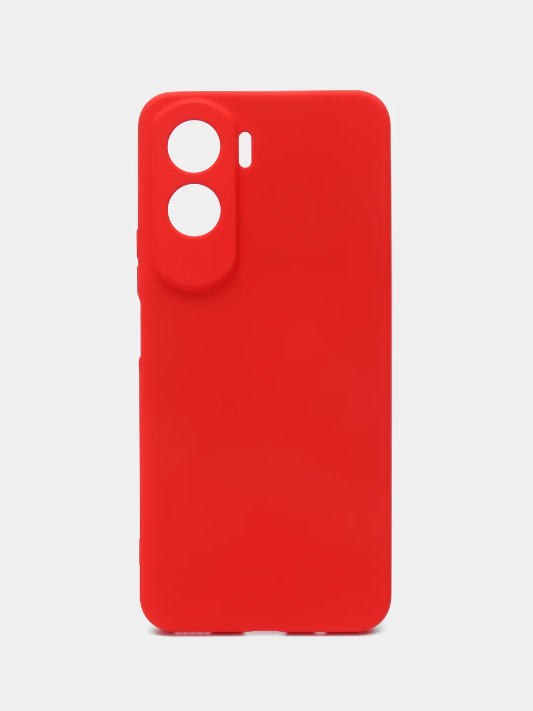 Красный чехол Silicone Cover для Honor 90 Lite (Хонор 90 Лайт), силиконовый