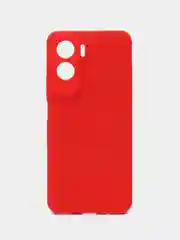 Красный чехол Silicone Cover для Honor 90 Lite (Хонор 90 Лайт), силиконовый