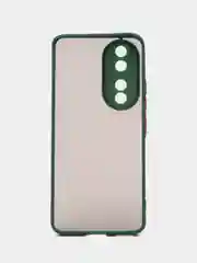 Морской чехол матовый на Honor 90 (Хонор 90), пластиковый, с цветными кнопками