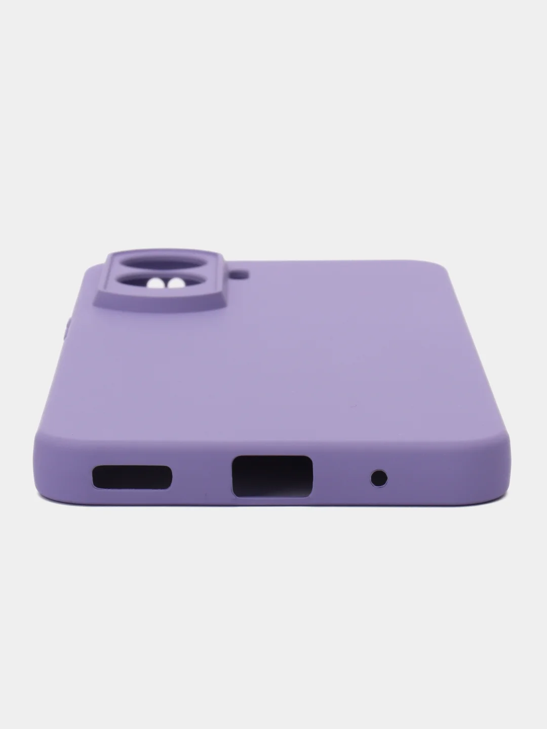 Сиреневый чехол Silicone Cover для Honor 90 Lite (Хонор 90 Лайт), силиконовый