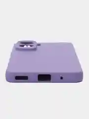 Сиреневый чехол Silicone Cover для Honor 90 Lite (Хонор 90 Лайт), силиконовый