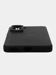 Угольный чехол Silicone Cover для Honor 90 Lite (Хонор 90 Лайт), силиконовый