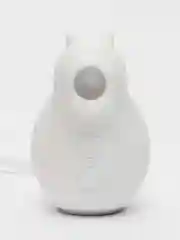 Белый вибратор двойной, вакуумный стимулятор
