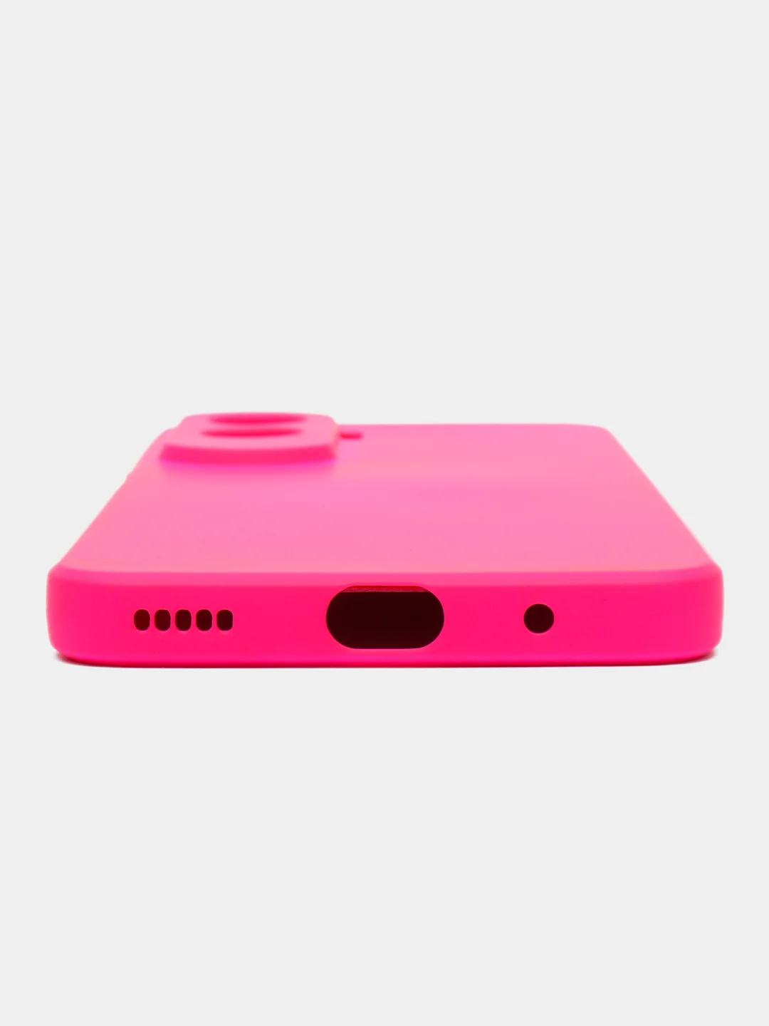 Фуксия чехол Silicone Cover для Honor 90 Lite (Хонор 90 Лайт), силиконовый