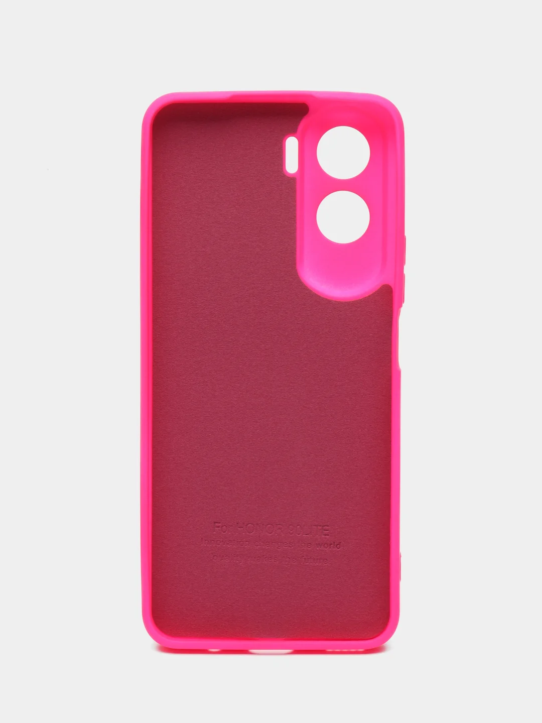 Фуксия чехол Silicone Cover для Honor 90 Lite (Хонор 90 Лайт), силиконовый