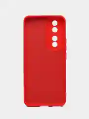 Алый чехол Silicone Cover для Honor 90 (Хонор 90), силиконовый