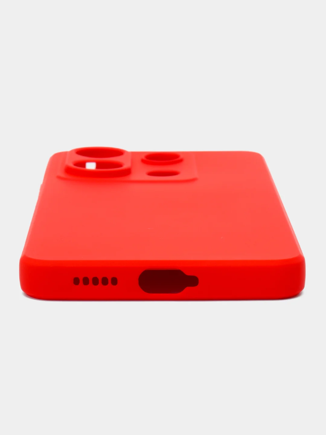 Красный чехол Silicone Cover Xiaomi Redmi Note 13 Pro 5G (Сяоми Редми Нот 13 Про 5G), силиконовый