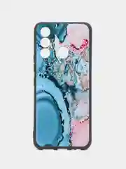 Фуксия силиконовый чехол для Itel Vision 3 PLUS, с принтом, с рисунком, Ител Вижен 3 Плюс