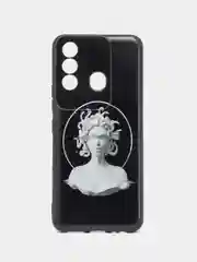 Карамельный силиконовый чехол для Itel Vision 3 PLUS, с принтом, с рисунком, Ител Вижен 3 Плюс