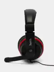 Красный наушники игровые, проводные, с микрофоном