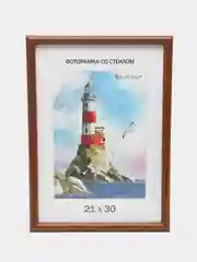 Светло-коричневый фоторамка для фотографии 21 х 30 см, А4