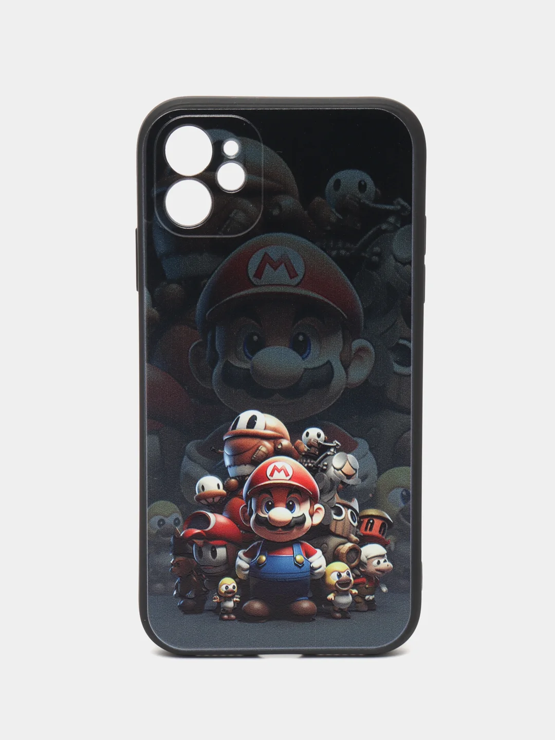 Красный чехол на Айфон 11 "Марио", 4 принта, чехол iPhone 11