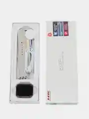Белый смарт-часы HK 9 Pro Plus, премиум серия, Amoled экран