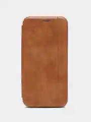 Коричневый чехол-книжка для iPhone X / XS / XS Max